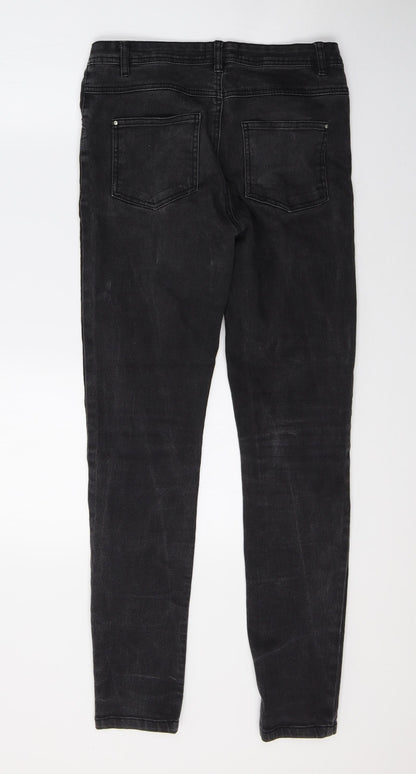 Select Womens Black  Denim Skinny Jeans Size 6 L29 in