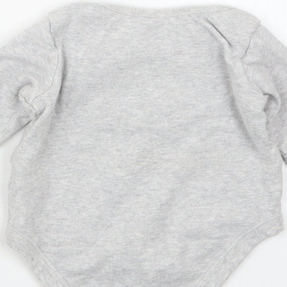 Tesco Girls Grey   Babygrow One-Piece Size 3-6 Months  - Disney