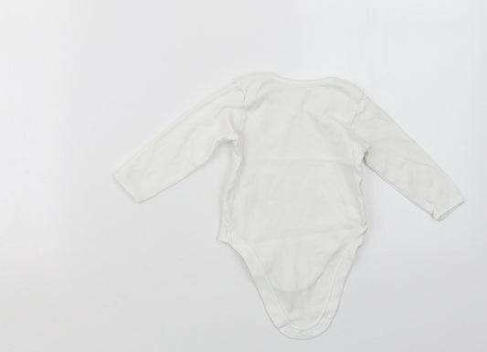George Baby White   Babygrow One-Piece Size 3-6 Months