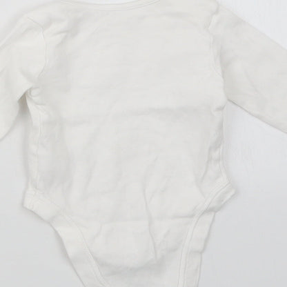 George Baby White   Babygrow One-Piece Size 3-6 Months