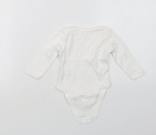 George Baby White   Babygrow One-Piece Size 3-6 Months
