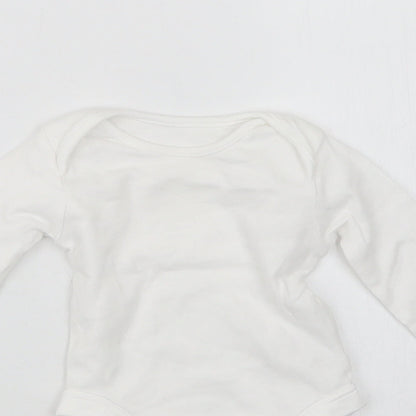 George Baby White   Babygrow One-Piece Size 3-6 Months