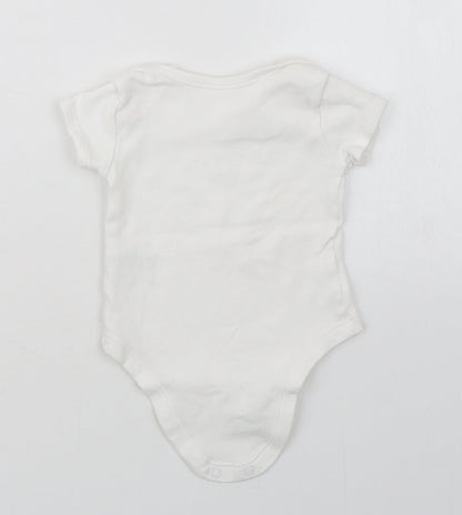 Matalan Baby White   Babygrow One-Piece Size 3-6 Months