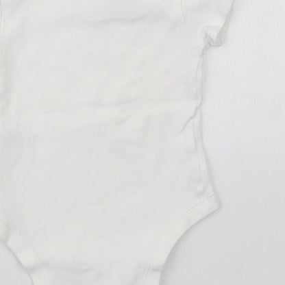 Matalan Baby White   Babygrow One-Piece Size 3-6 Months