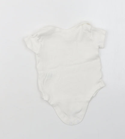 Matalan Girls White   Babygrow One-Piece Size 3-6 Months