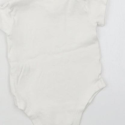 Matalan Girls White   Babygrow One-Piece Size 3-6 Months