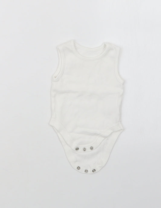 George Baby White   Babygrow One-Piece Size 3-6 Months