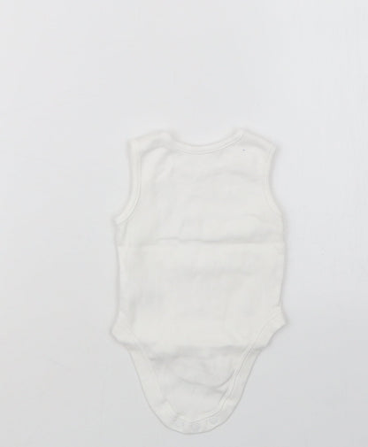 George Baby White   Babygrow One-Piece Size 3-6 Months