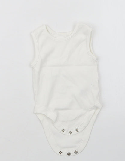 George Baby White   Babygrow One-Piece Size 3-6 Months
