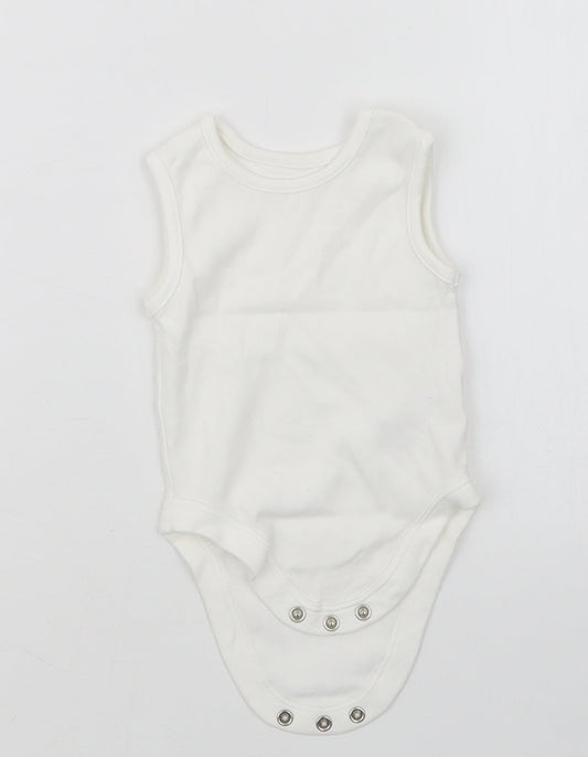 George Baby White   Babygrow One-Piece Size 3-6 Months