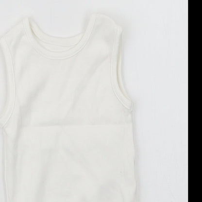 George Baby White   Babygrow One-Piece Size 3-6 Months