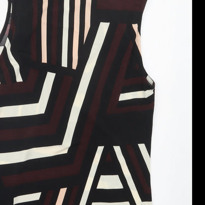 Womens UK Size S Wallis Black Basic Blouse
