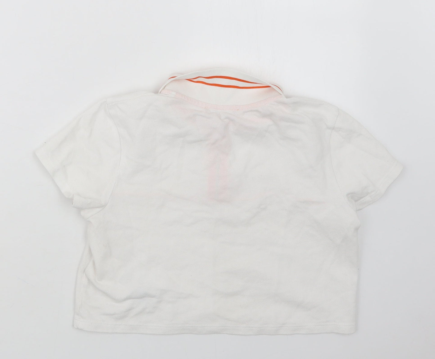 Womens UK Size XS FB Sister White Cropped T-Shirt