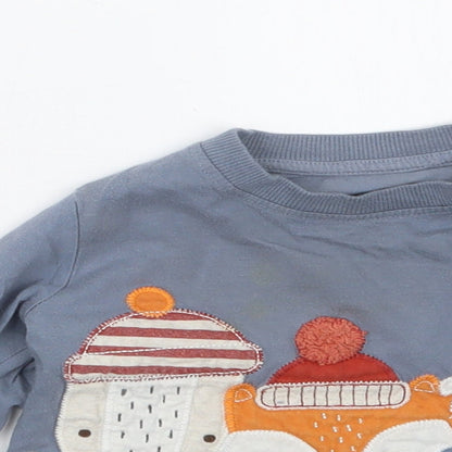 Nutmeg Boys Grey   Basic T-Shirt Size 12-18 Months
