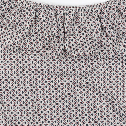 Womens UK Size S H&M Red Basic T-Shirt