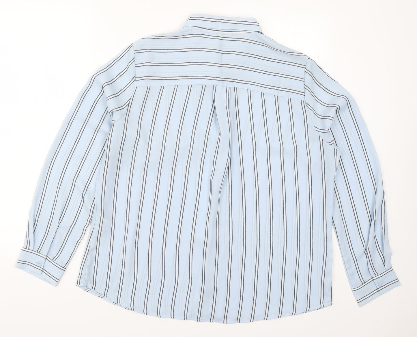 Womens UK Size 16 New Look Blue Basic Button-Up