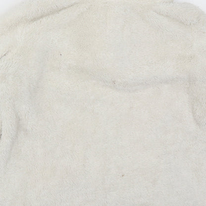 NEXT Womens White Solid  Top Pyjama Top Size S