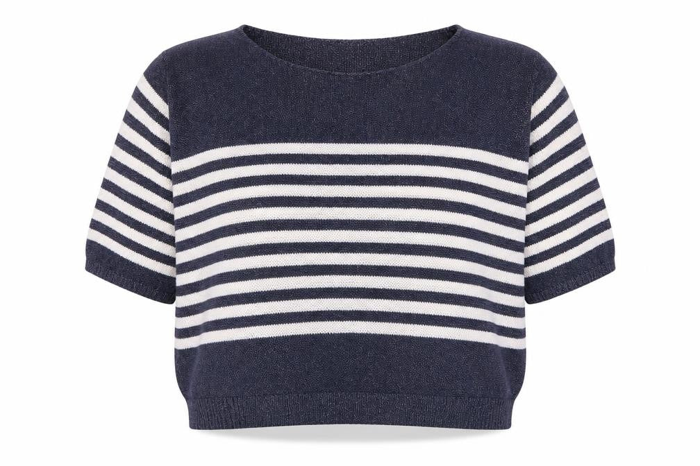 Womens UK Size S Preworn Blue Pullover Jumper