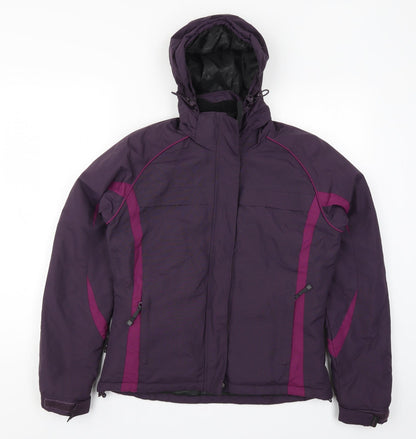 Womens UK Size 8 Parallel Purple Windbreaker Coat