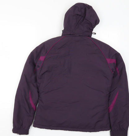 Womens UK Size 8 Parallel Purple Windbreaker Coat