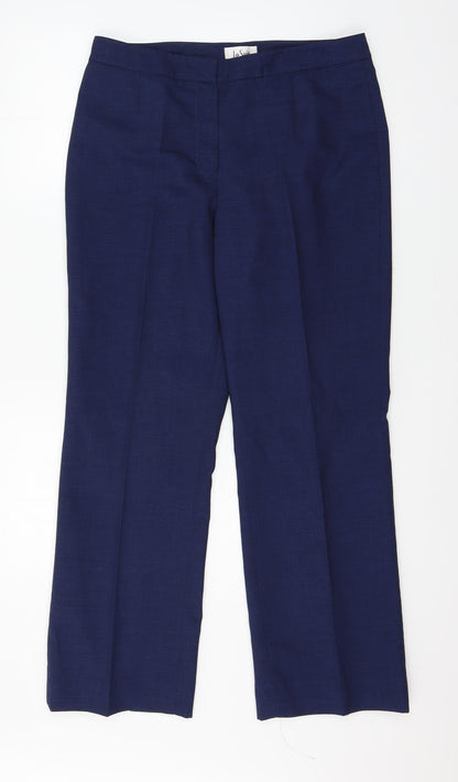 Le Suit Womens Blue   Trousers  Size 8 L29 in