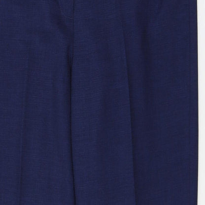 Le Suit Womens Blue   Trousers  Size 8 L29 in