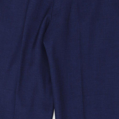 Le Suit Womens Blue   Trousers  Size 8 L29 in