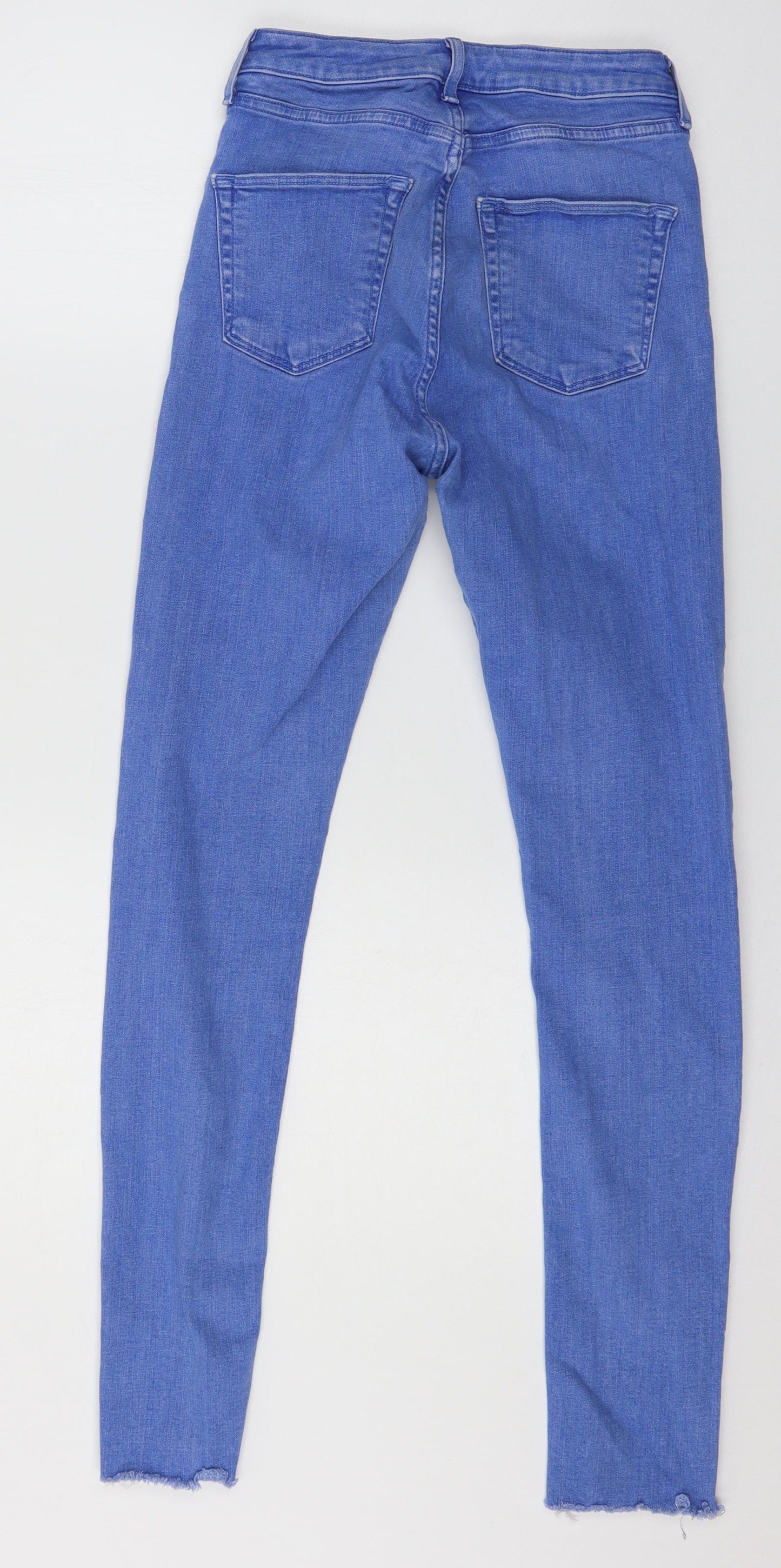 Topshop Womens Blue  Denim Skinny Jeans Size 28 in L34 in