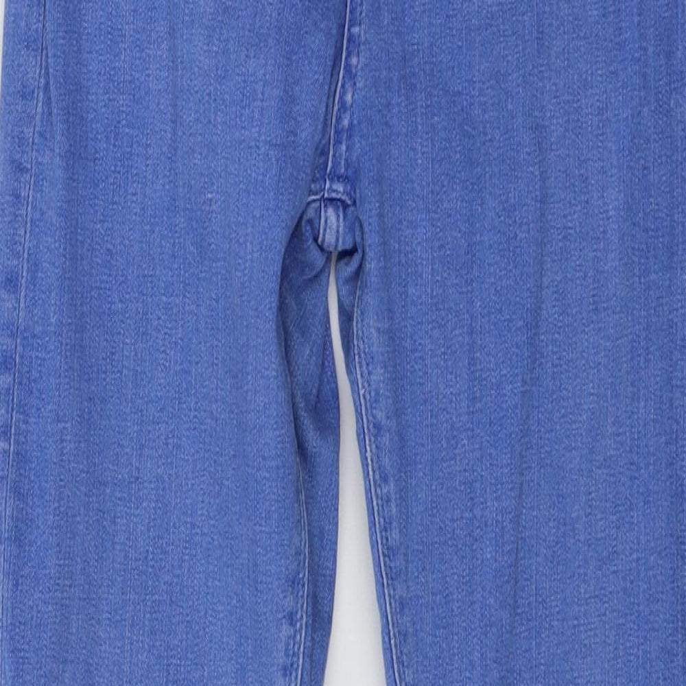 Topshop Womens Blue  Denim Skinny Jeans Size 28 in L34 in