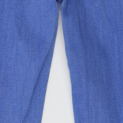 Topshop Womens Blue  Denim Skinny Jeans Size 28 in L34 in