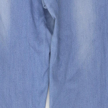 Denim & Co. Womens Blue  Denim Skinny Jeans Size 12 L30 in