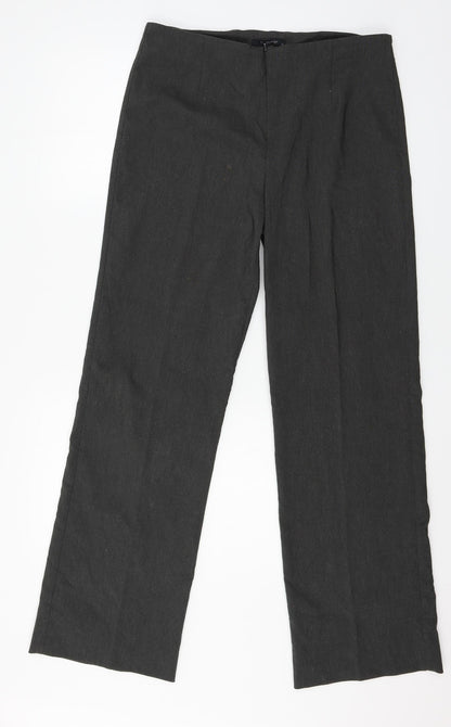 b.young Womens Grey   Trousers  Size 16 L31 in