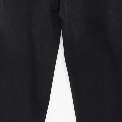 Denim & Co. Womens Black  Denim Skinny Jeans Size 8 L29 in