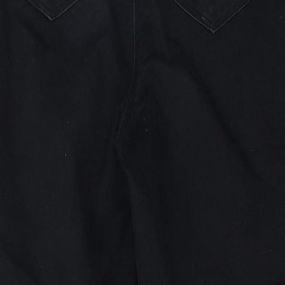 M&Co Womens Blue  Velour Jegging Jeans Size 10 L22 in