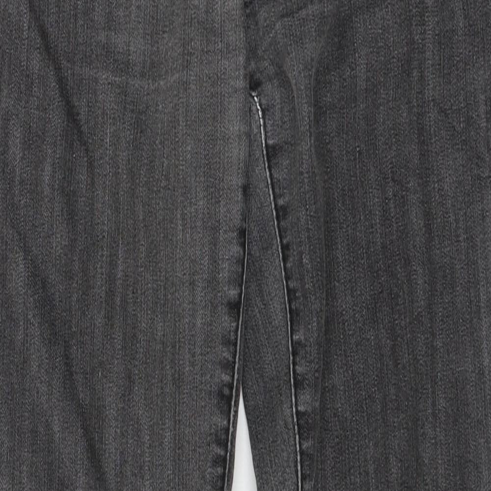 Womens UK Size 8 OKAY Regular Fit Skinny Grey Jeans