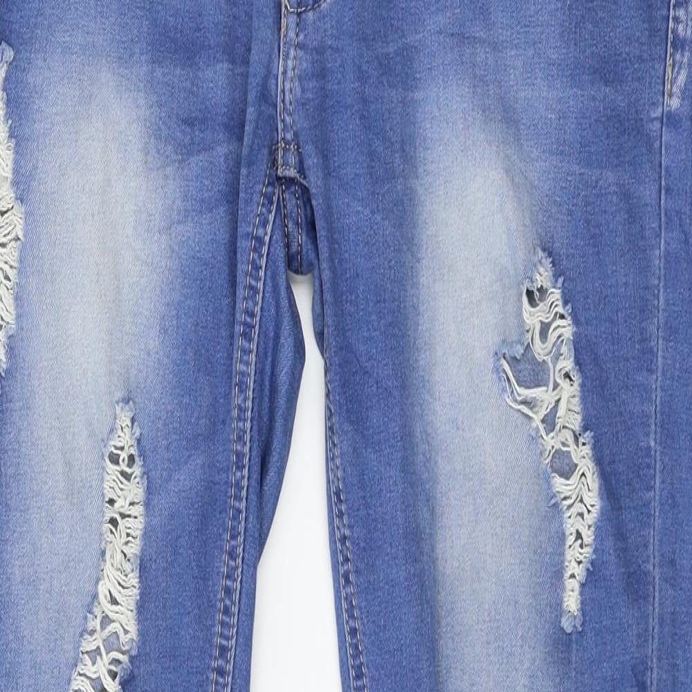 Resalsa Womens Blue  Denim Skinny Jeans Size 32 in L29 in