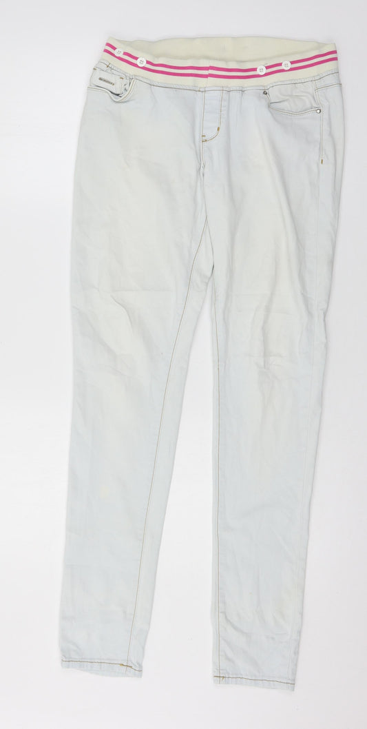 Daysie Womens Blue  Denim Skinny Jeans Size 14 L32 in