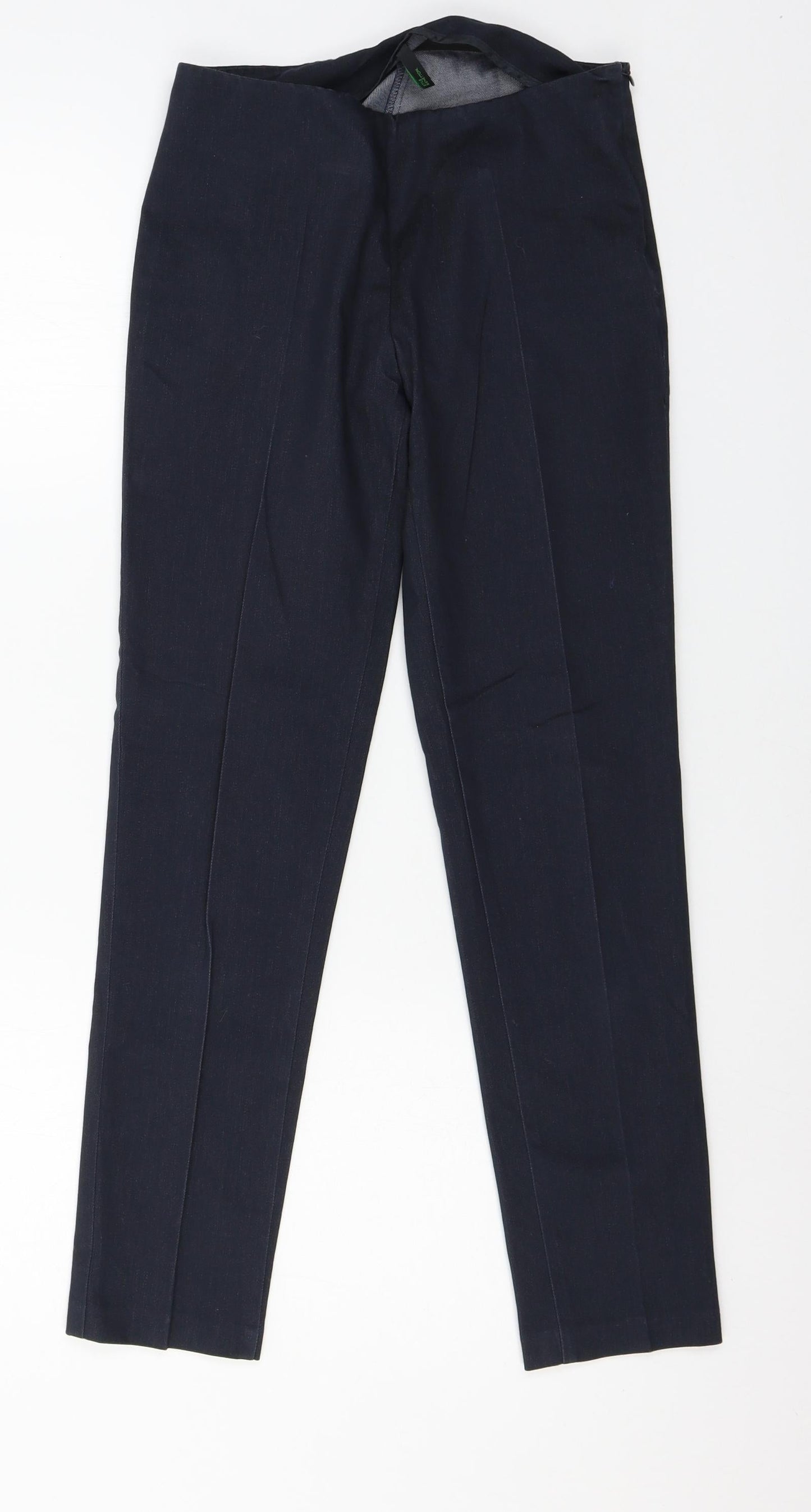 Womens UK Size 28 in Stile Benetton Regular Fit  Blue Trousers