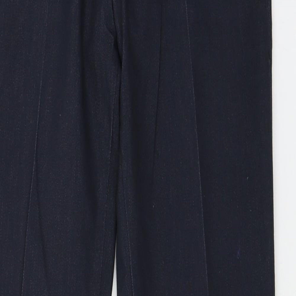 Womens UK Size 28 in Stile Benetton Regular Fit  Blue Trousers