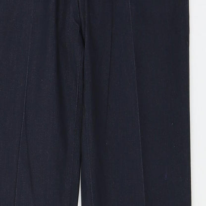 Womens UK Size 28 in Stile Benetton Regular Fit  Blue Trousers