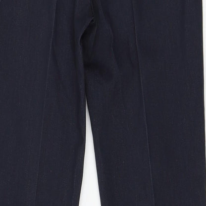 Womens UK Size 28 in Stile Benetton Regular Fit  Blue Trousers