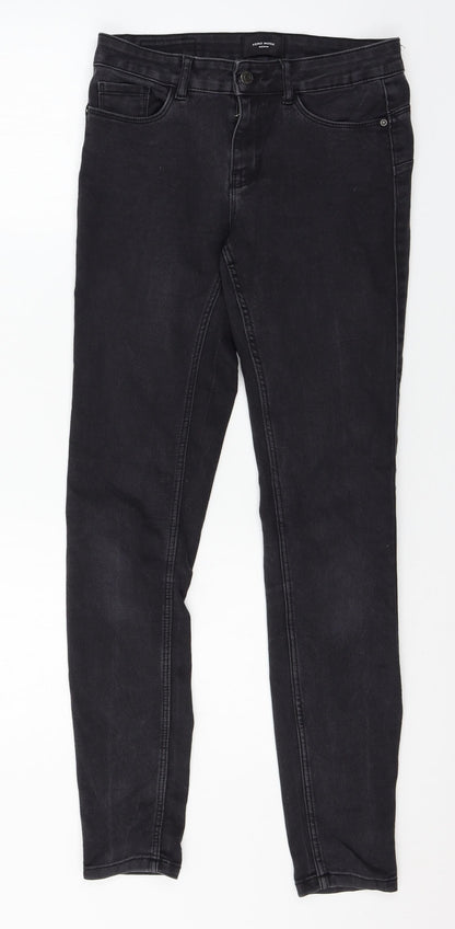 Womens UK Size XS VERO MODA Regular Fit Skinny Grey Jeans