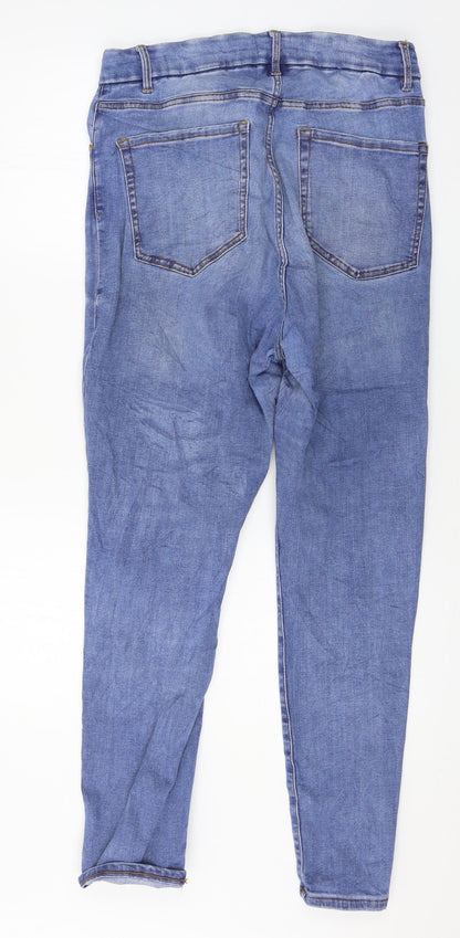 Womens UK Size 26 in Lindex Regular Fit Skinny Blue Jeans