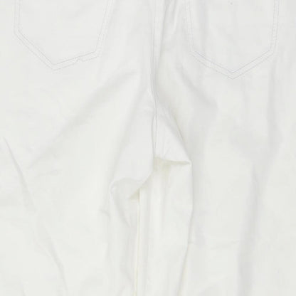 Gerry Weber Womens White   Cropped Trousers Size 36 in L24 in