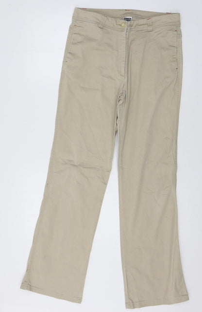 Cecila Classics Womens Beige   Trousers  Size 12 L20 in