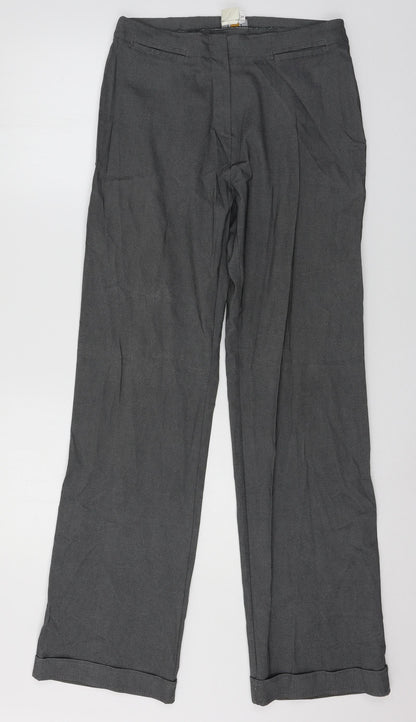 Camera Womens Grey   Trousers  Size 10 L32 in