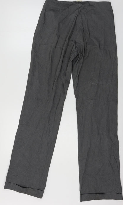 Camera Womens Grey   Trousers  Size 10 L32 in
