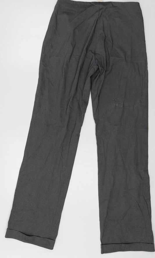 Camera Womens Grey   Trousers  Size 10 L32 in