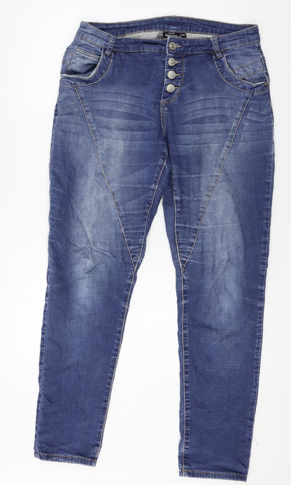 Kappahl Womens Blue  Denim Skinny Jeans Size 12 L29 in