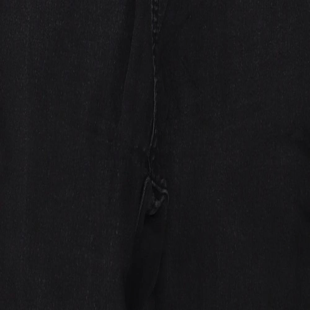 Denim & Co. Womens Grey  Denim Skinny Jeans Size 14 L28 in